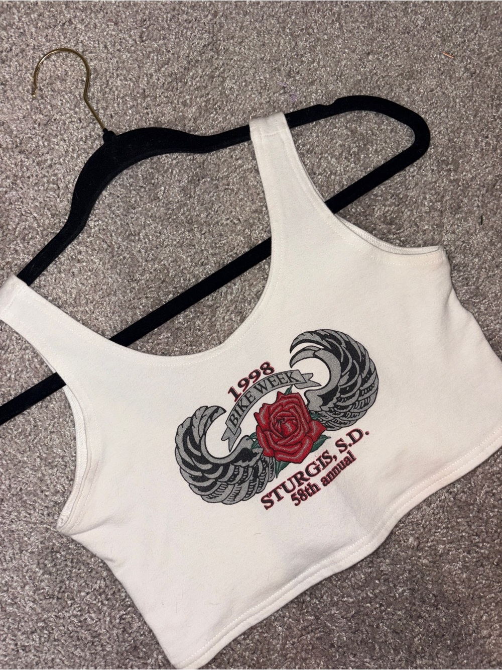1998 Sturgis Rally Crop Top